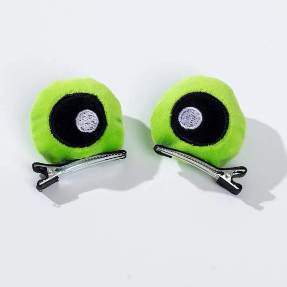 🐸 Super Adorable Cartoon Kawaii Froggy Frog Eye Hair Clips 🐸 - Picture 1 of 3